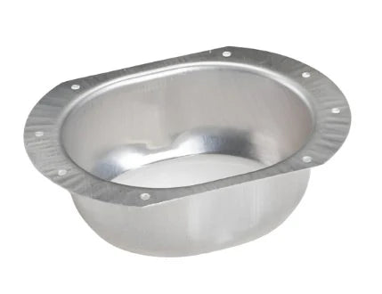3x4 oval aluminum gutter drop outlet mill finish for 3x4 downspouts