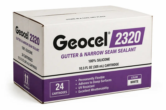 white gutter sealant — case of 24 contractor supply