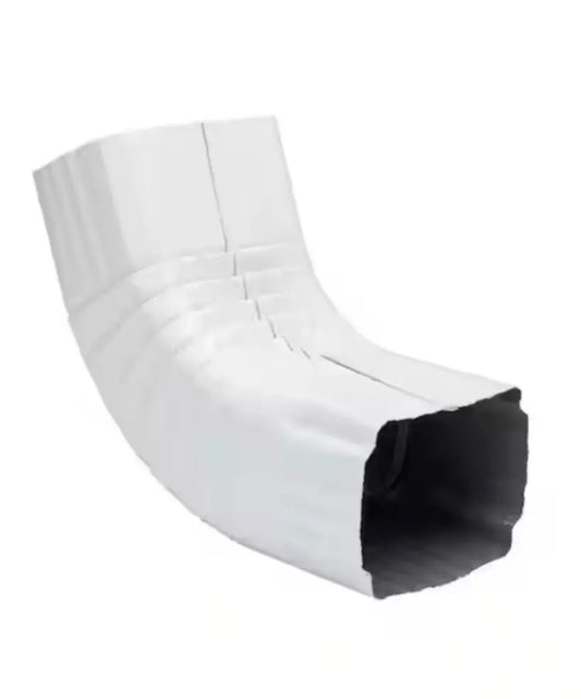 3x4 aluminum downspout elbow a — box of 20 contractor supply