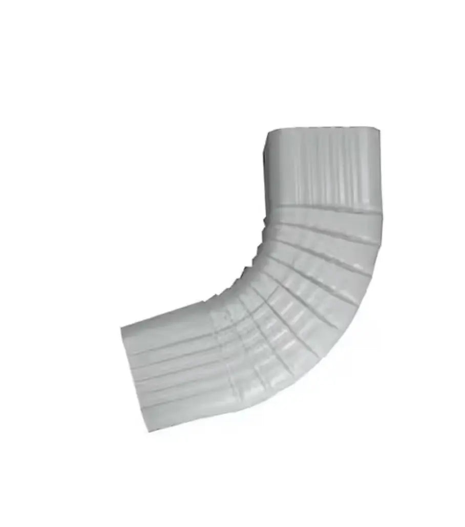 3x4 aluminum downspout elbow b — box of 20 contractor supply