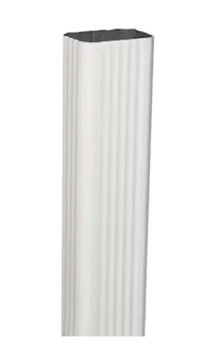 3x4 aluminum downspout 10 ft — box of 10 contractor supply