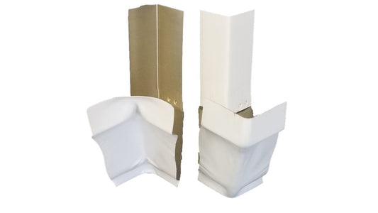 6” K-Style Gutter Strip Miters Aluminum Corner Connectors (Box of 